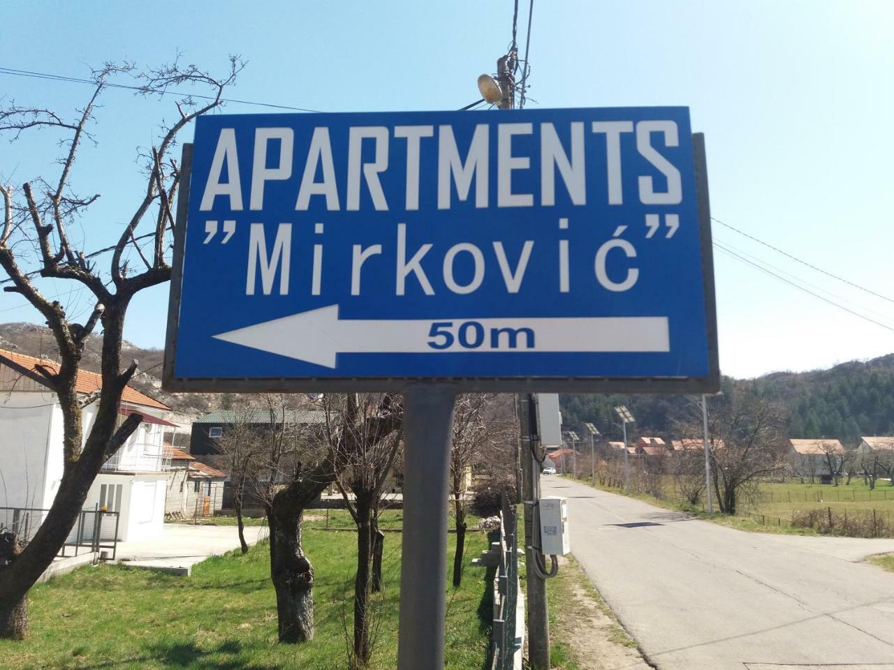 Apartments Mirkovic Cetinje Bagian luar foto
